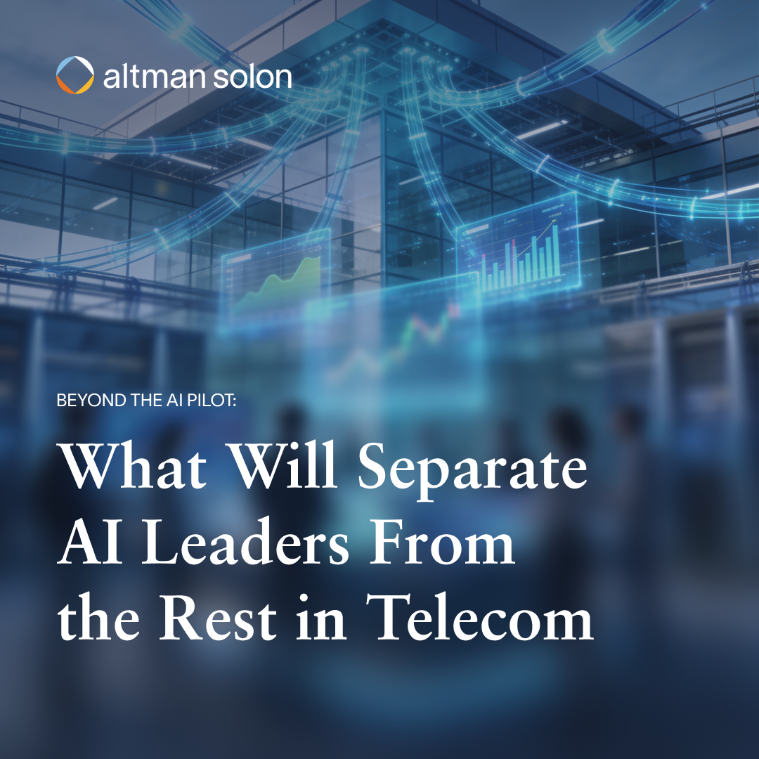 What Will Separate AI Leaders From the Rest in Telecom