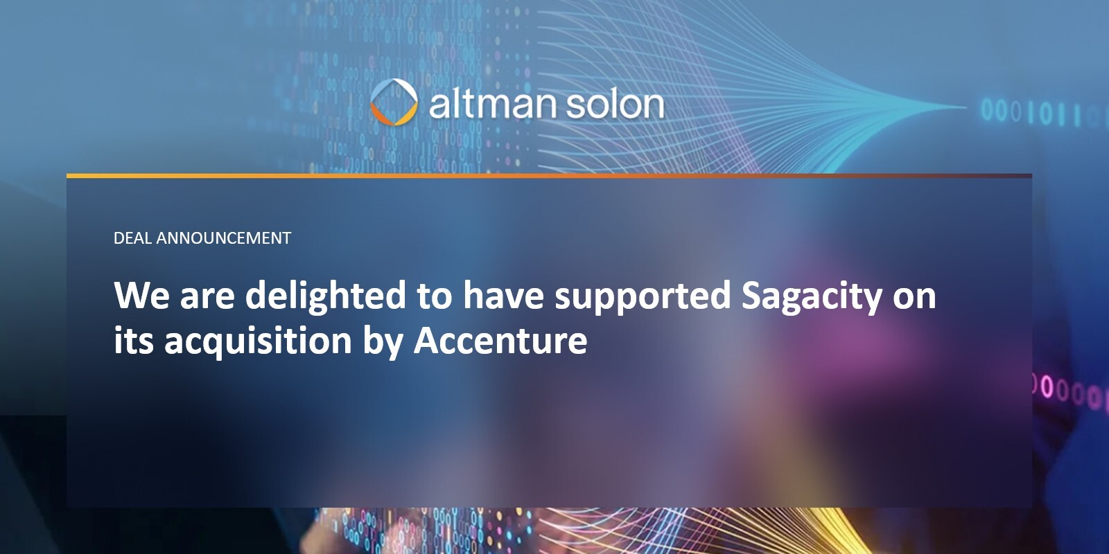 Altman Solon Supports Sagacity