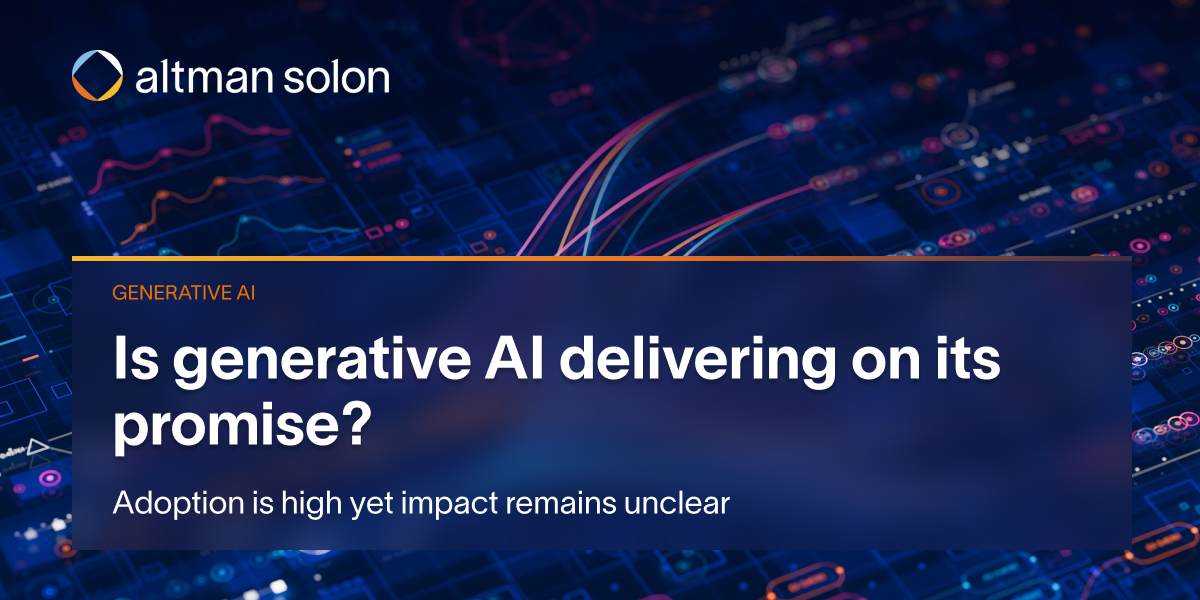 Enterprise Generative AI & Value Creation | Altman Solon